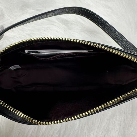 Coach Nolita 19 With Rivets Shoulder Bag In Leather/Gold/Black CAQ17 NWT - Picture 7 of 8